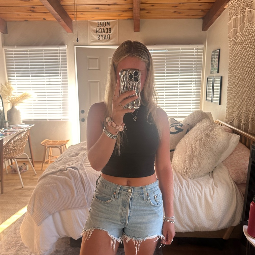 Levi denim shorts